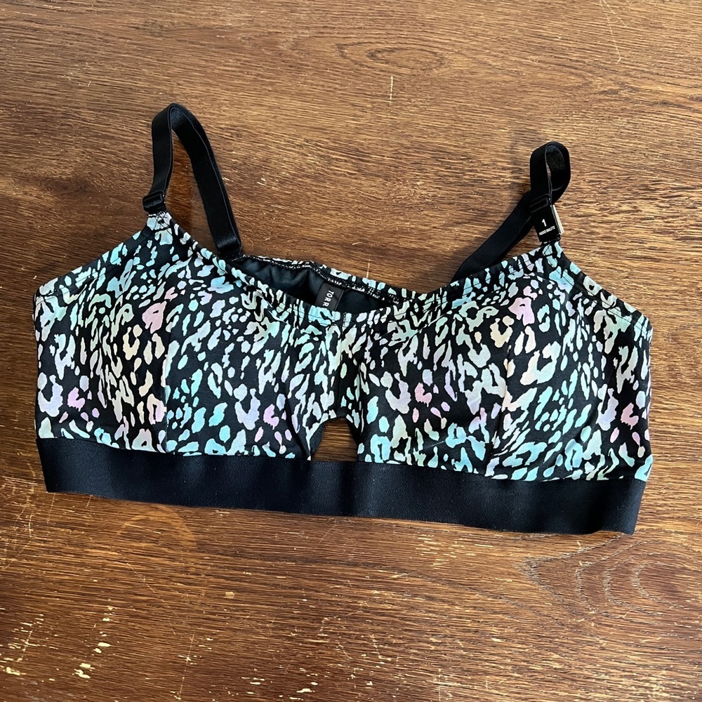 Torrid Curve Padded Bralette Size 1 • Animal Print • NWT